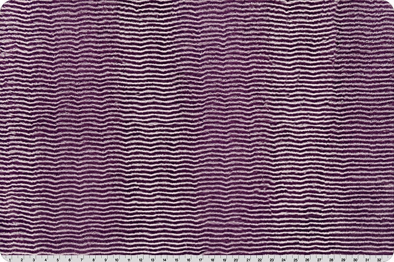 END of BOLT 36" x 60" Luxe Cuddle® Arctic Owl in BERRY from Shannon Fabric's Minky Collection - Two Toned Finish - 30mm Pile