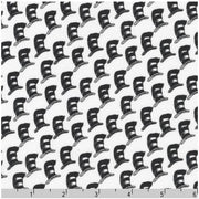 Dr Seuss Express Yourself Cat In The Hat Black Hats on White from Robert Kaufman - 100% Cotton