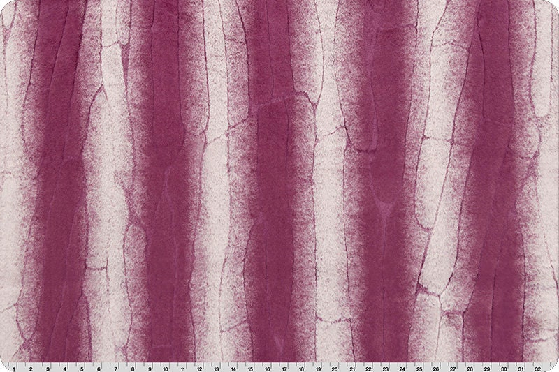 END OF BOLT- 64" X 60" - Luxe Cuddle® Sahara in Wildrose Plush Minky from Shannon Fabric- 10mm