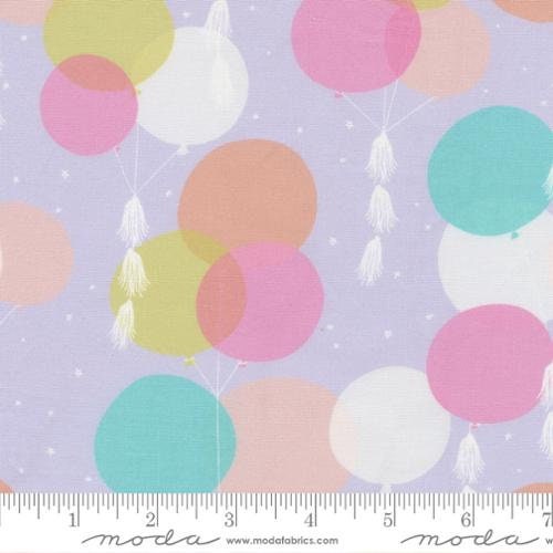 Balloons in Lavender Purple from the Soiree Collection by Mara Penny for Moda Fabrics BY THE YARD  - 100% Quilt Shop Cotton