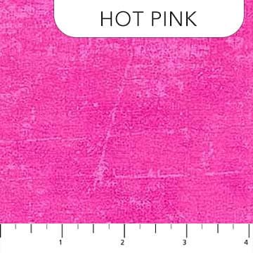 Canvas in Hot Pink By Deborah Edwards For Northcott Fabric- 100% High Quality Cotton