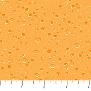 Craters in Martini Orange from Little Explorers Collection by Patrick Lose for Northcott Fabrics