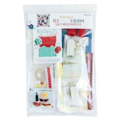 Kimberbell Red, White & Bloom Embellishment Kit