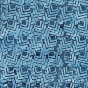 BATIK FABRIC - Box Shadows in Lake Blue from Citified Collection by Island Batiks BY THE YARD