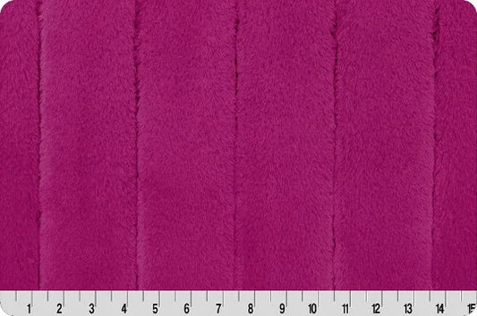 Minky - Discontinued- Luxe Cuddle Mink CLARET From Shannon Fabrics