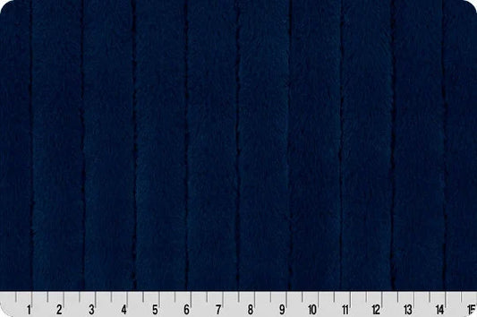 Minky - Discontinued- Luxe Cuddle Mini Mink NAVY From Shannon Fabrics