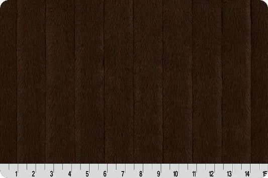 Minky - Discontinued- Luxe Cuddle Mini Mink Chocolate From Shannon Fabrics