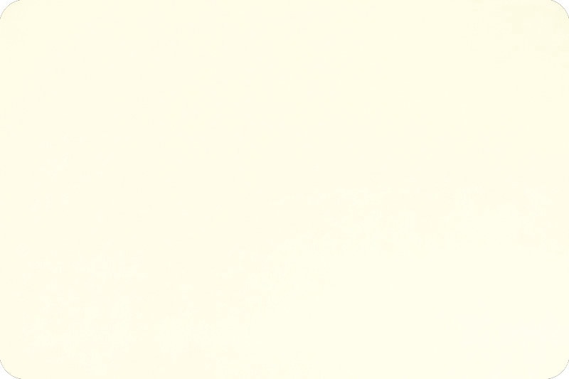 END OF BOLT (17" x 60") Ivory Solid Cuddle® 3 Smooth Minky Plush From Shannon Fabrics- 3mm