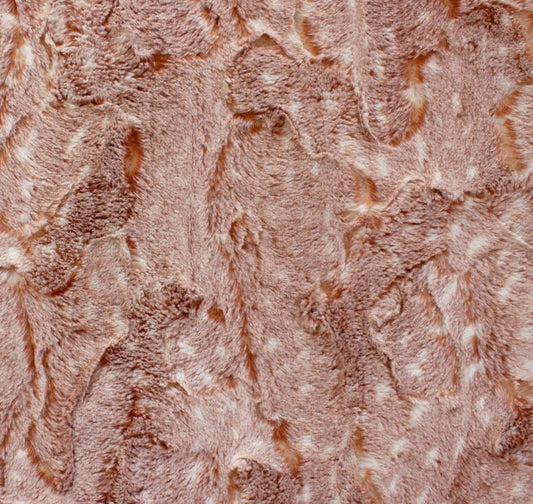 Minky- Luxe Cuddle Dusted Doe Snuggle Luxury Frosted SPICE from EZ Fabrics