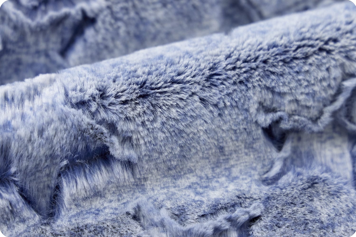 End of Bolt 63" x 60" - Luxe Cuddle® Heather Stars Stone Wash from Shannon Fabrics 10mm Pile