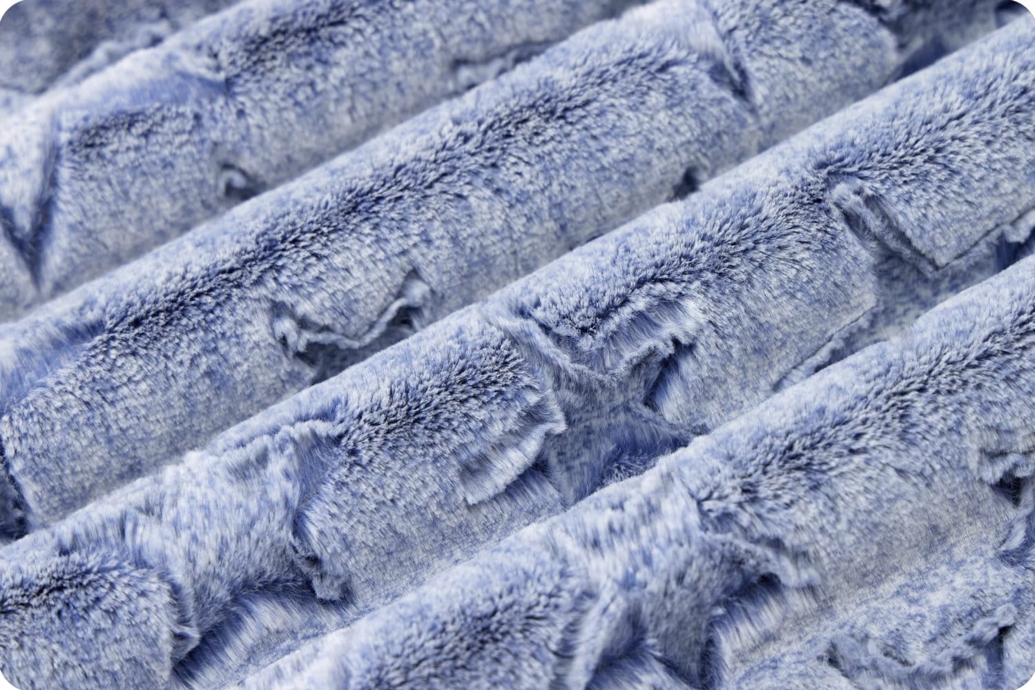 End of Bolt 63" x 60" - Luxe Cuddle® Heather Stars Stone Wash from Shannon Fabrics 10mm Pile