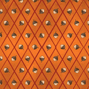 Acorn Diamond Grid in Dark Orange from the A Pilgrim's Autumn Collection by ©Desiree’s Designs for Quilting Treasures Fabrics - 100% Cotton