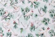 END OF BOLT (28" X 60") White Doves Digital Cuddle® Multi by Shannon Fabrics - 2.5mm Pile - Digital Print - 100% Polyester