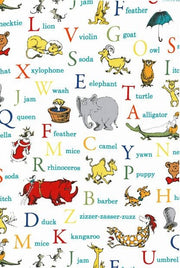 Dr Seuss ABC Words from Robert Kaufman Fabrics