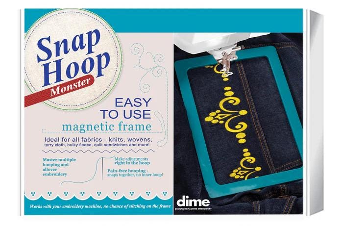 Snap Hoop Monster® - Baby Lock 8"x12" Embroidery Hoop- Model: Solaris, Solaris 2, Solaris Vision, with Upgrade Kit - Journey, Spirit, Unity