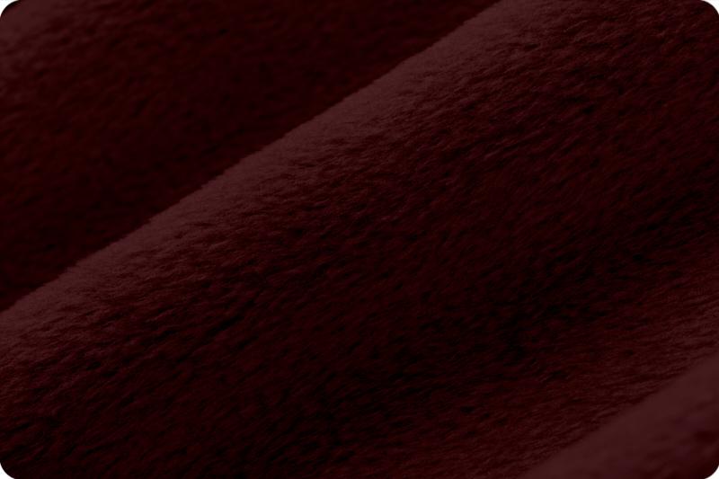 END OF BOLT (18" x 60") Black Cherry Cuddle Smooth Minky From Shannon Fabrics - Choose Your Cut