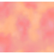 Colorful Cloud in Pink/Orange from the Painted Petals Collection from P&B Textiles BY THE YARD - 100% Cotton Fabric