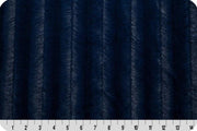Minky - DISCONTINUED-Luxe Cuddle Chinchilla NAVY From Shannon Fabrics
