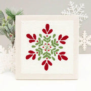 Kimberbell's Snowflake Shimmer – Punch Needle Plus Kit - Everything needed to make project is included