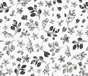 Botanical Imprint in Carbon from the Ink Perfect Carbon Edition Collection by Art Gallery Fabrics Studio - 100% Cotton