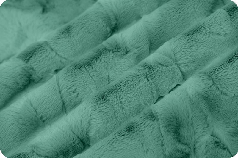 END OF BOLT 29" x 80" Minky - Luxe Cuddle® Mirage Extra Wide 80" in Spearmint Furry Fabric from Shannon Fabrics