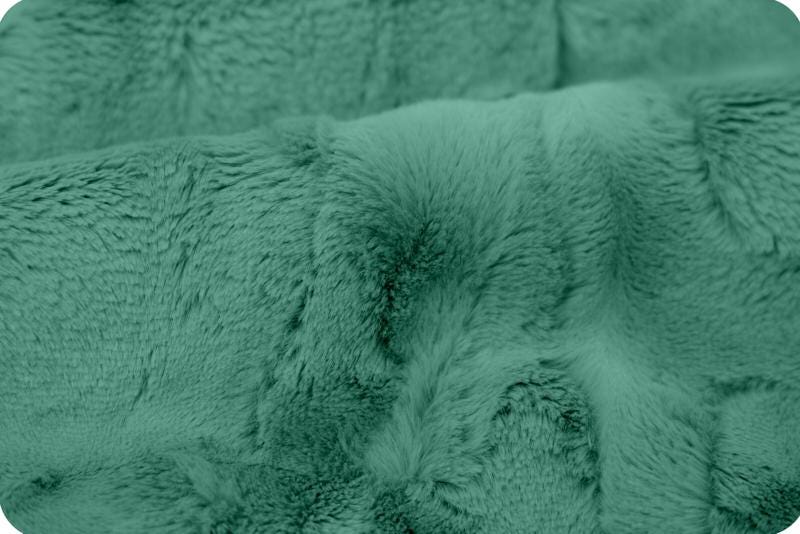 END OF BOLT 29" x 80" Minky - Luxe Cuddle® Mirage Extra Wide 80" in Spearmint Furry Fabric from Shannon Fabrics