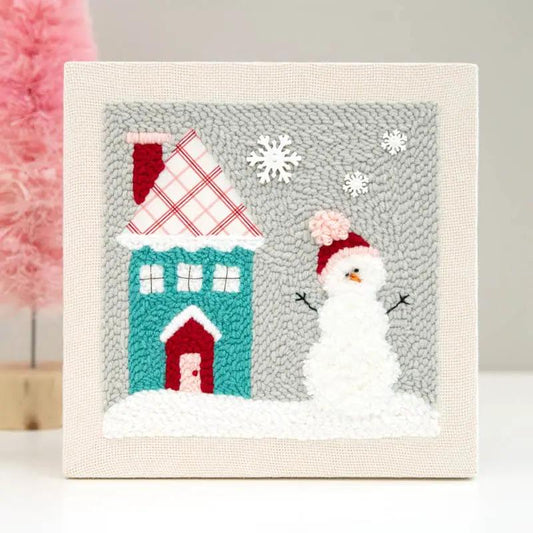 Kimberbell's Snowplace Like Home Punch Needle Plus Kit - Everything needed to make project is included