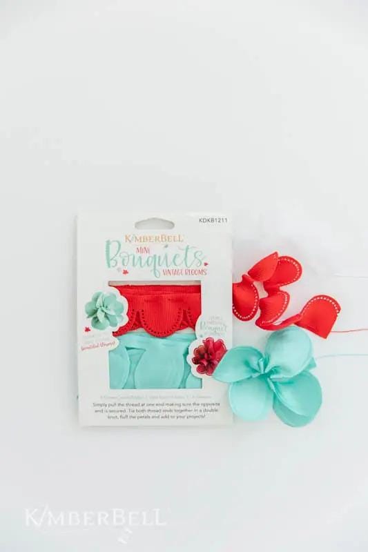 Kimberbell Mini Bouquets VINTAGE BLOOMS Pull Flowers KDKB1211
