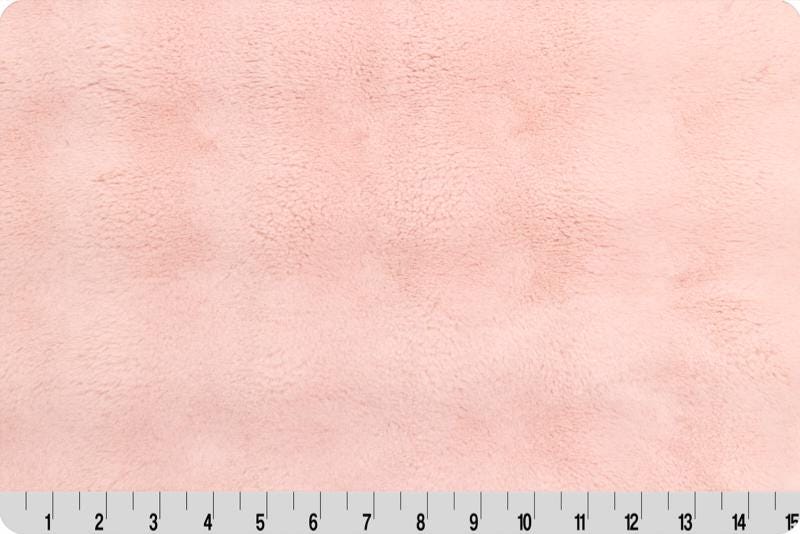 End of Bolt 32" x 60" Luxe Cuddle® Powderpuff in Ballet Slipper Plush MINKY from Shannon Fabric- 10mm Pile
