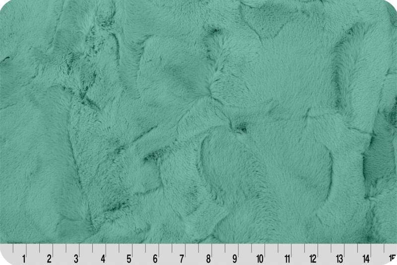 END OF BOLT 29" x 80" Minky - Luxe Cuddle® Mirage Extra Wide 80" in Spearmint Furry Fabric from Shannon Fabrics