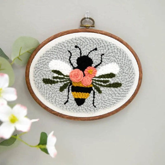 Kimberbell Bloomin' Bee Punch Needle Complete Kit - Punch Needle Plus3.