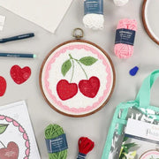 Kimberbell's Life is Cherry Sweet Punch Needle Plus from Kimberbell Punch Needle Plus Kit - Everything needed to make project is included