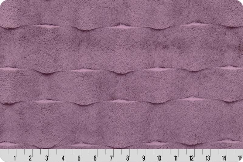END OF BOLT 40" X 60" Luxe Cuddle® Marbella in Elderberry Plush Minky from Shannon Fabric- 10mm