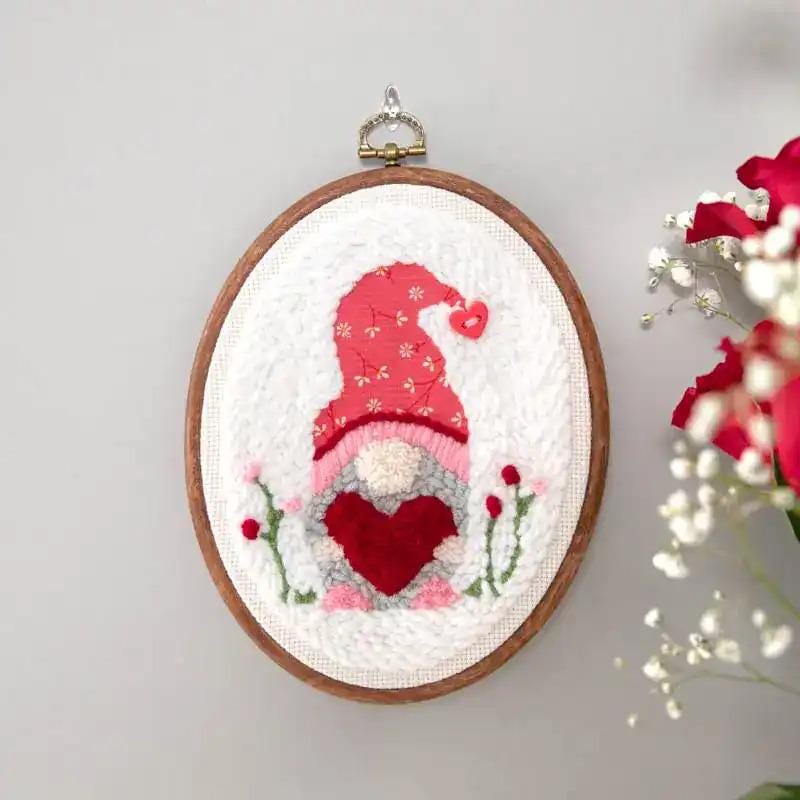 Kimberbell's Be My Gnomie Punch Needle Plus from Kimberbell Punch Needle Plus Kit - Everything needed to make project is included