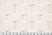 END OF BOLT 70" X 60" Luxe Cuddle® Marbella in Natural Plush Minky from Shannon Fabric- 10mm