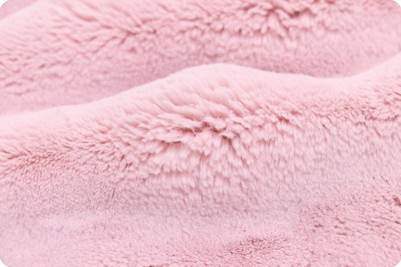 End of Bolt 2 yards of Luxe Cuddle® Powderpuff in ROSEWATER Plush MINKY from Shannon Fabric- 10mm Pile