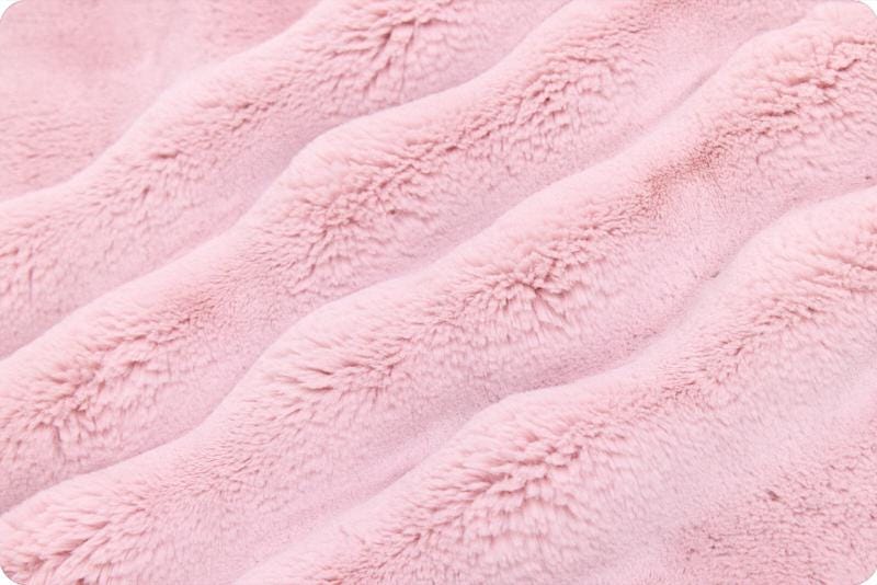 End of Bolt 2 yards of Luxe Cuddle® Powderpuff in ROSEWATER Plush MINKY from Shannon Fabric- 10mm Pile