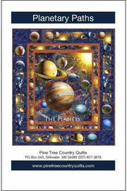 Planetary Paths Quilt KIT Designed by Pine Tree Country Quilts for QT Fabrics - 49" x 56" - 100% Cotton