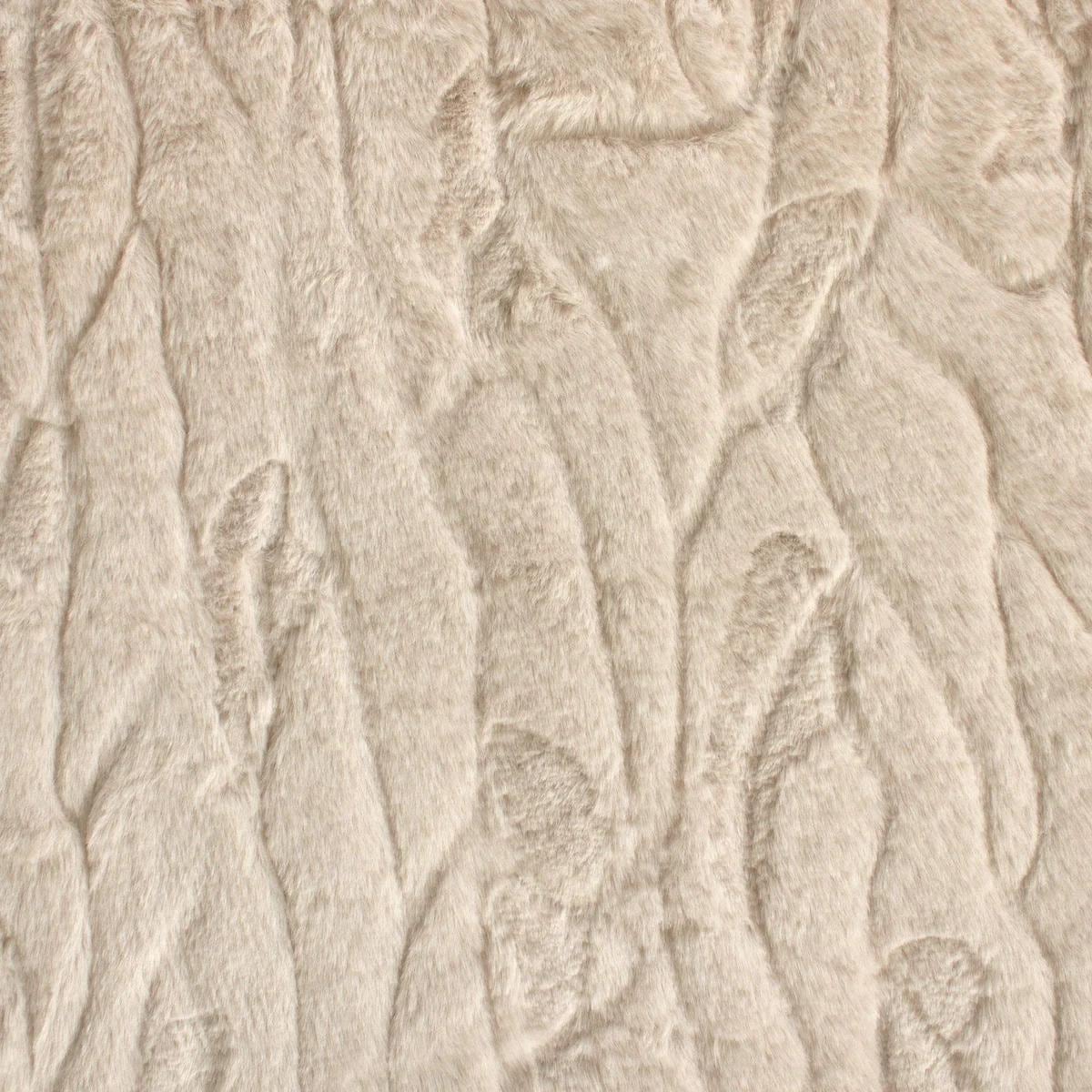 END of BOLT 27" x 60" Minky- Four Seasons Snuggle in Mushroom from EZ Fabrics