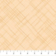 Cross Hatch Texture in Almond from the On the Bias Collection by Patrick Lose for Northcott Fabrics BY THE YARD - 100% Cotton