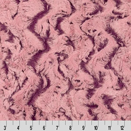 Minky- DISCONTINUED- Luxe Cuddle® Alpine SANGRIA From Shannon Fabrics