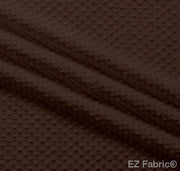 Snuggle Dimple Dots in Chocolate Soft Plush Minky From EZ Fabrics - You Choose the Cut