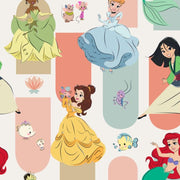 END OF BOLT 29" x 58" Fleece Fabric - Disney's Princesses from Springs Creative by the Yard - Licensed