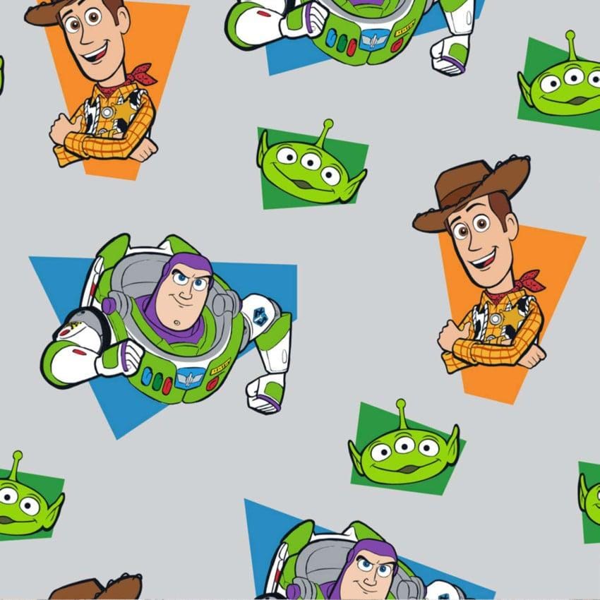 END of BOLT 27" x 60" FLEECE Fabric - Toy Story from Springs Creative by the Yard - Licensed  - 58 inches Wide