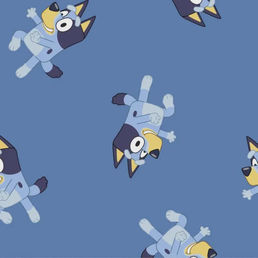 END OF BOLT 36" x 58" (1 yd) Fleece Fabric - Disney Jr.'s Bluey from Springs Creative by the Yard - Licensed