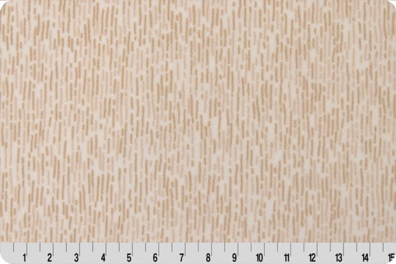 END OF BOLT 32" X 90" Extra Wide Dash Sand Cuddle® Minky from Shannon Fabrics - 3mm - Continuous Cut
