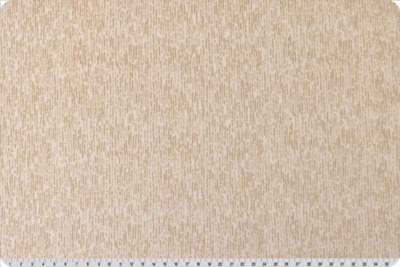 END OF BOLT 32" X 90" Extra Wide Dash Sand Cuddle® Minky from Shannon Fabrics - 3mm - Continuous Cut