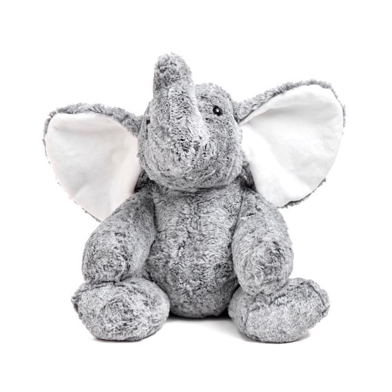 Minky Kit - Harper the Elephant FOG GRAY Cuddle Critter Cuddle Kit