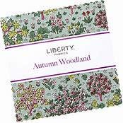 5" x 5" Charm Pack 42pc AUTUMN WOODLAND Collection by Riley Blake for Liberty Fabrics 100% Cotton