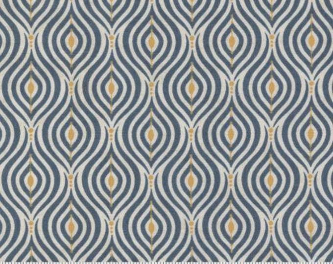 Apple Core Evening in Blue from the Nutmeg Collection by BasicGrey for Moda Fabrics BY THE YARD - 100% Quilt Shop Quality Cotton